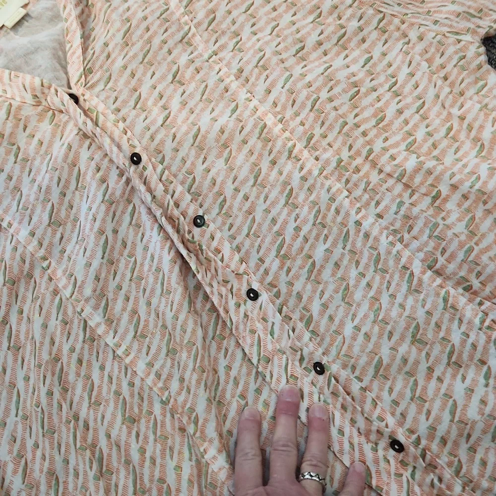 Maeve Lena Yarn Dyed Tunic Size Medium - Picture 11 of 15